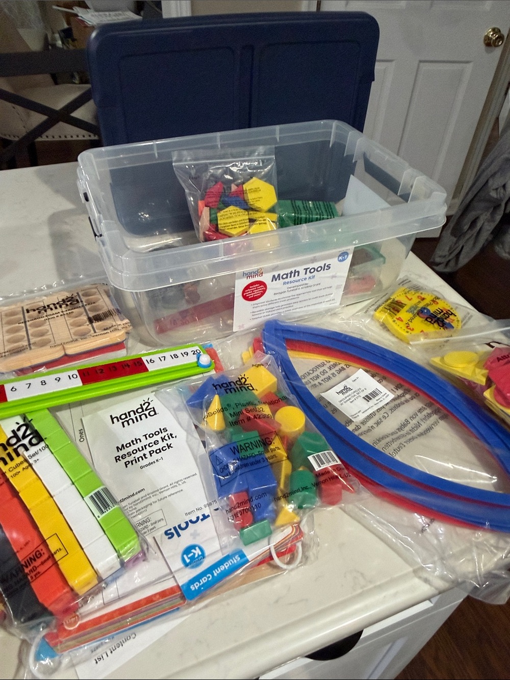 Hand 2 Mind Math Tools Set for Kids - Multi-Color